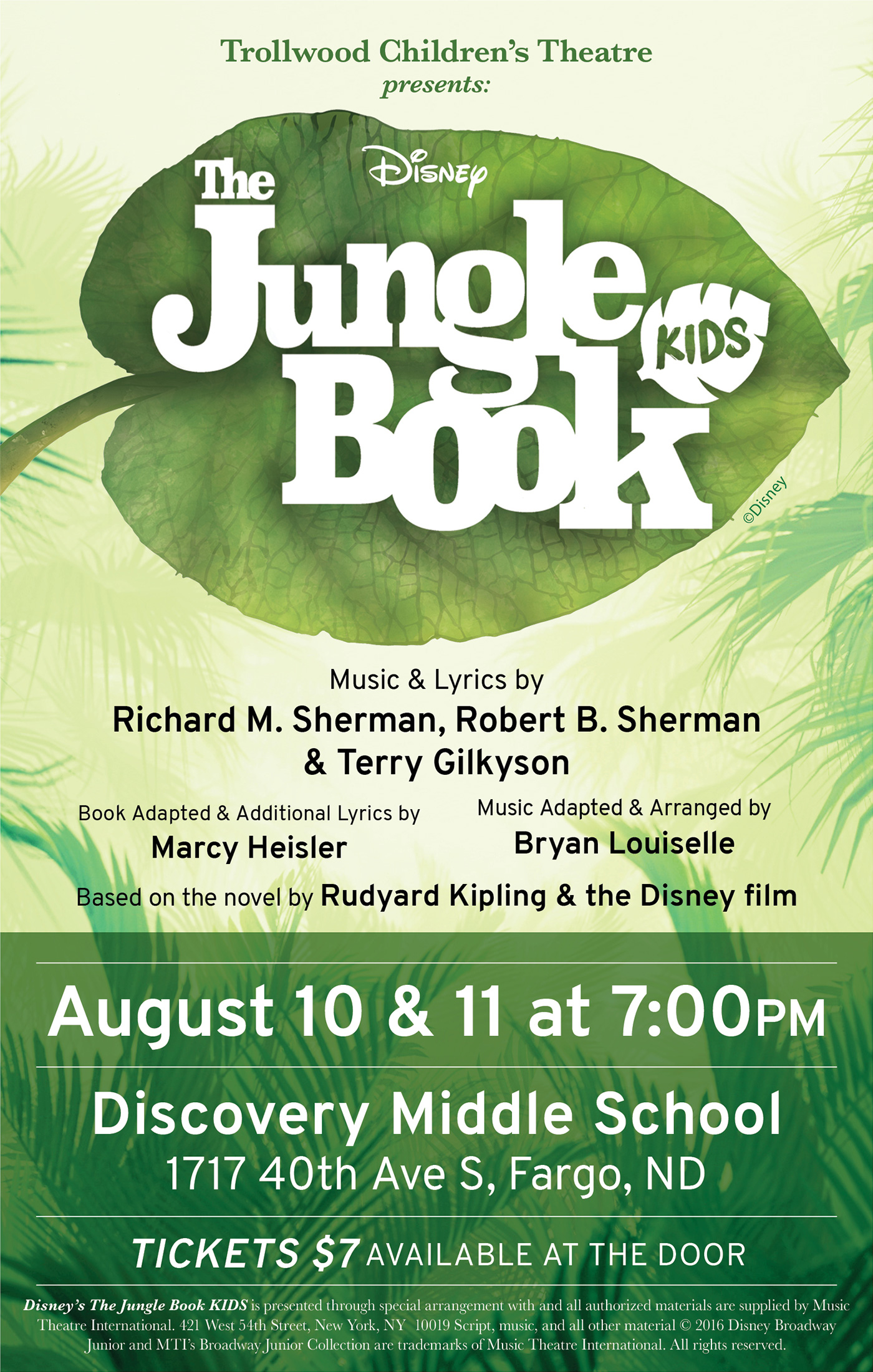 TCT Jungle Book Kids Poster