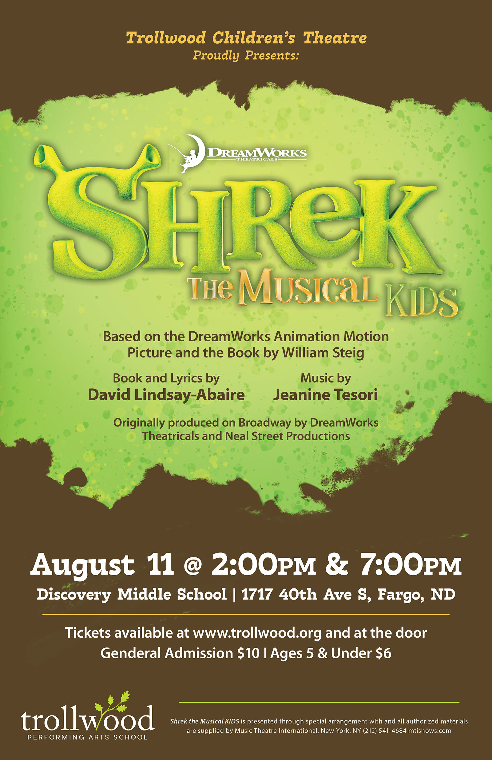 Shrek the Musical KIDs